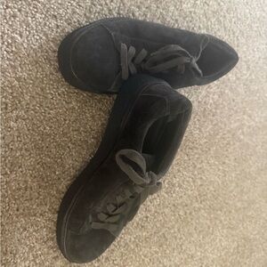 Black Suede Sneakers